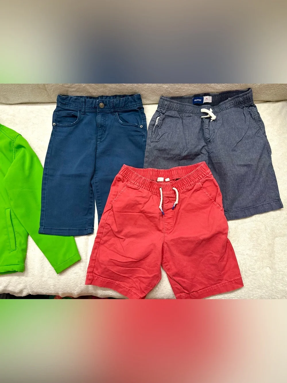 Lot Boys Jacket & Shorts Size 9/10 Years Excellent Condition